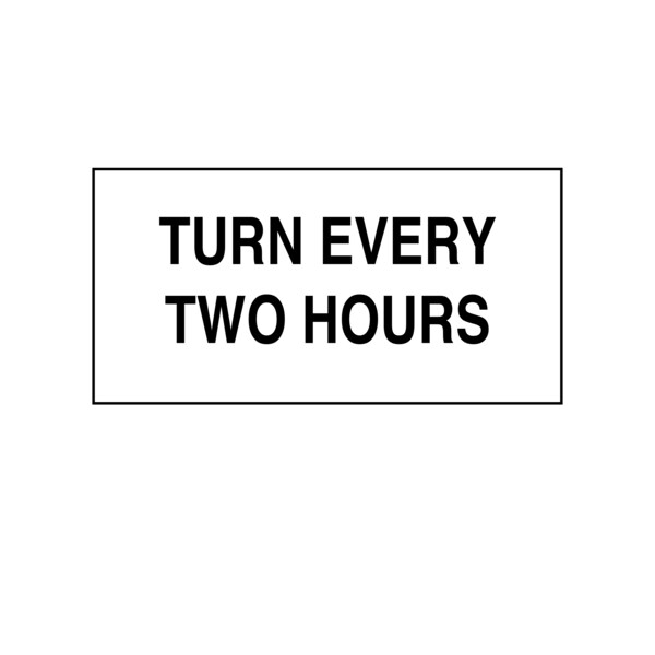 Printed Chart Tape - Turn Every Two Hours